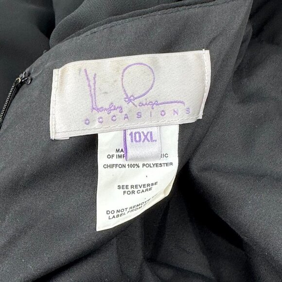 Hayley Paige Occasions 5651 Black Size 10 Extra Long - Picture 10 of 11